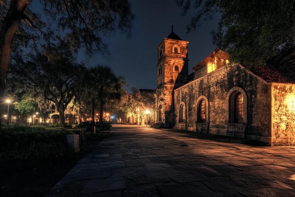 Haunted St Augustine after dark